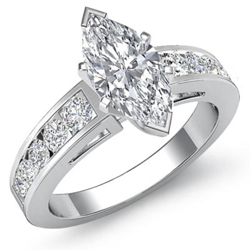  diamond Ring 14k Gold White