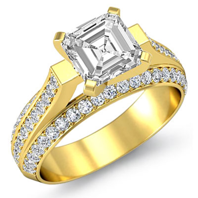  diamond Ring 18k Gold Yellow
