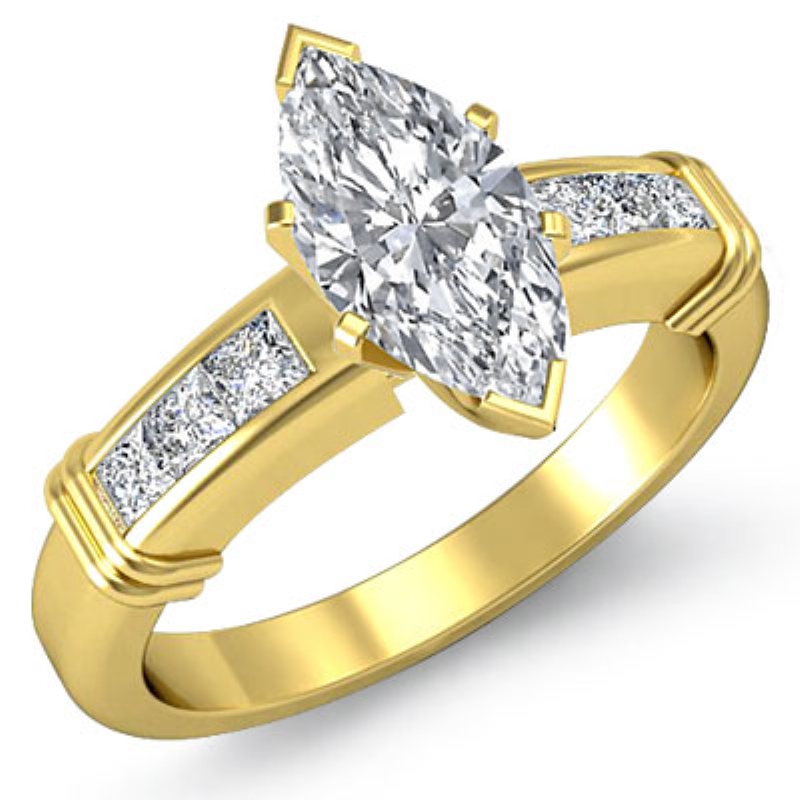  diamond Ring 14k Gold Yellow