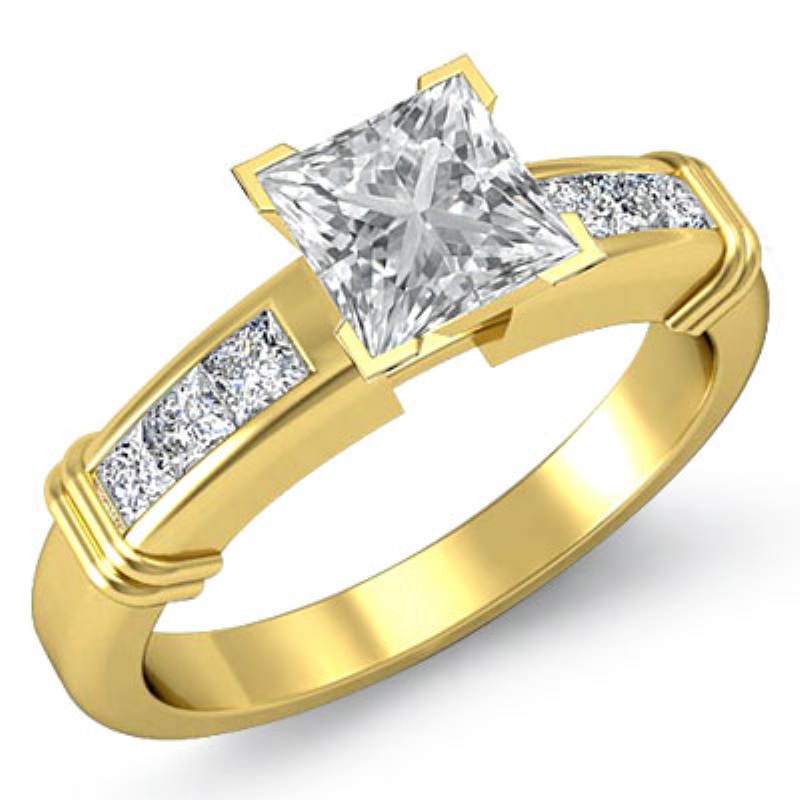  diamond Ring 14k Gold Yellow