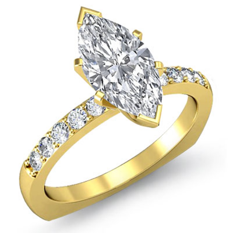  diamond Ring 14k Gold Yellow