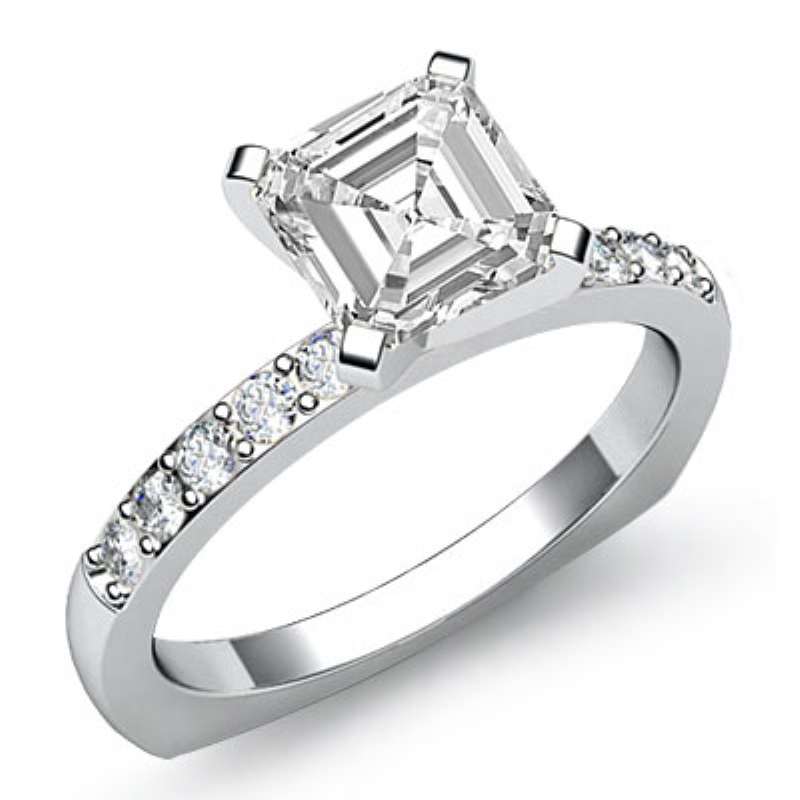  diamond Ring 14k Gold White