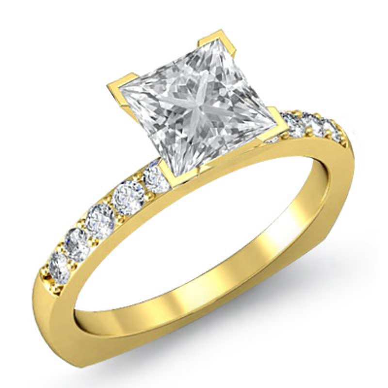  diamond Ring 18k Gold Yellow