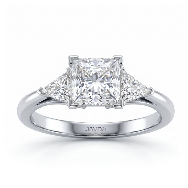  diamond Ring 14k Gold White