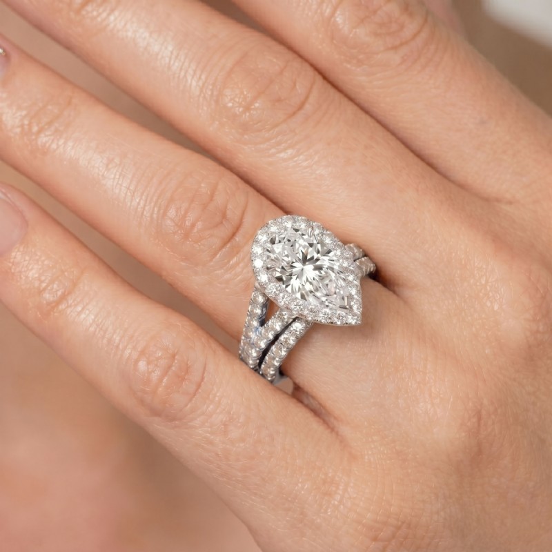  diamond Ring 14k Gold White