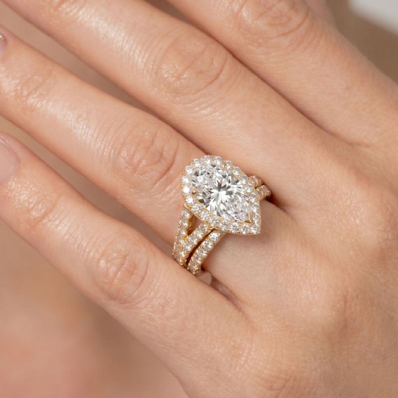  diamond Ring 14k Gold Yellow