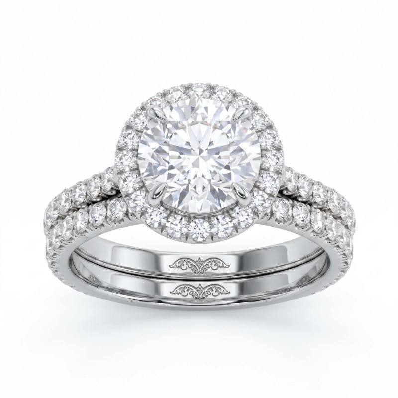  diamond Ring 14k Gold White