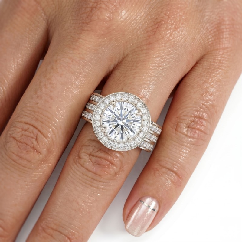  diamond Ring 14k Gold White