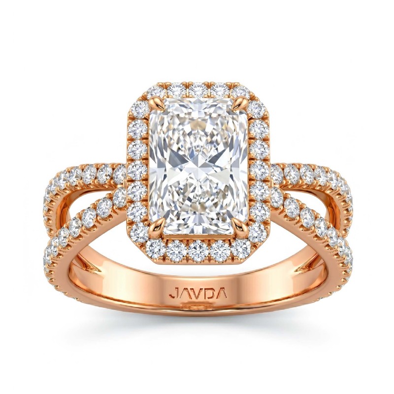  diamond Ring 14k Rose Gold