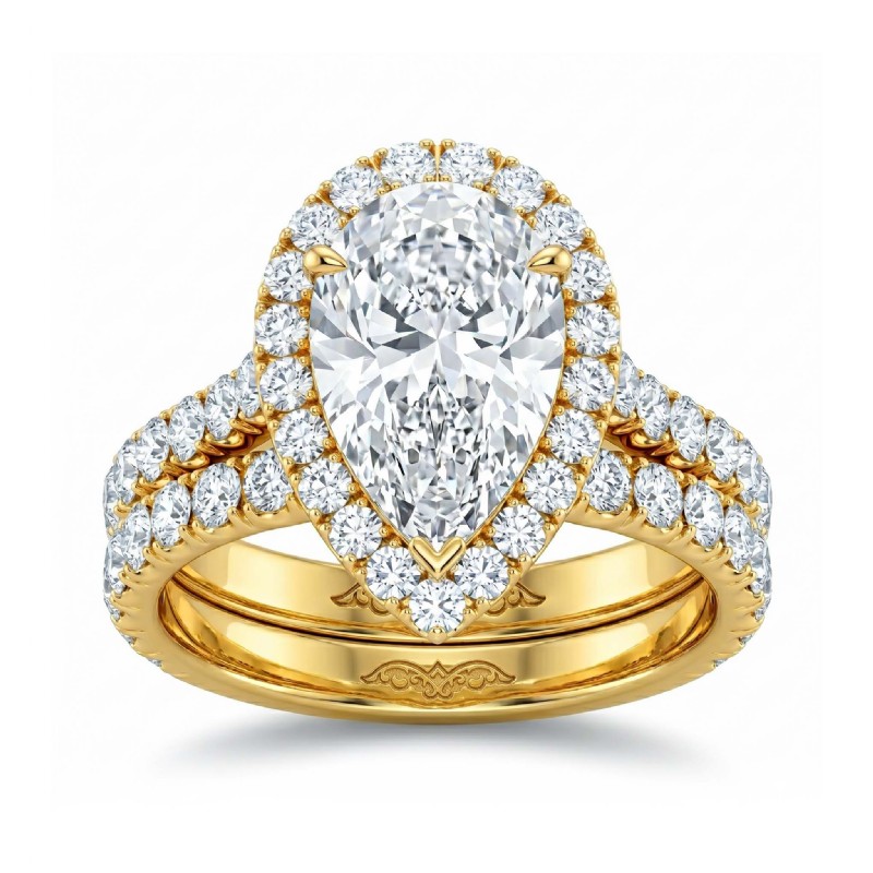  diamond Ring 14k Gold Yellow