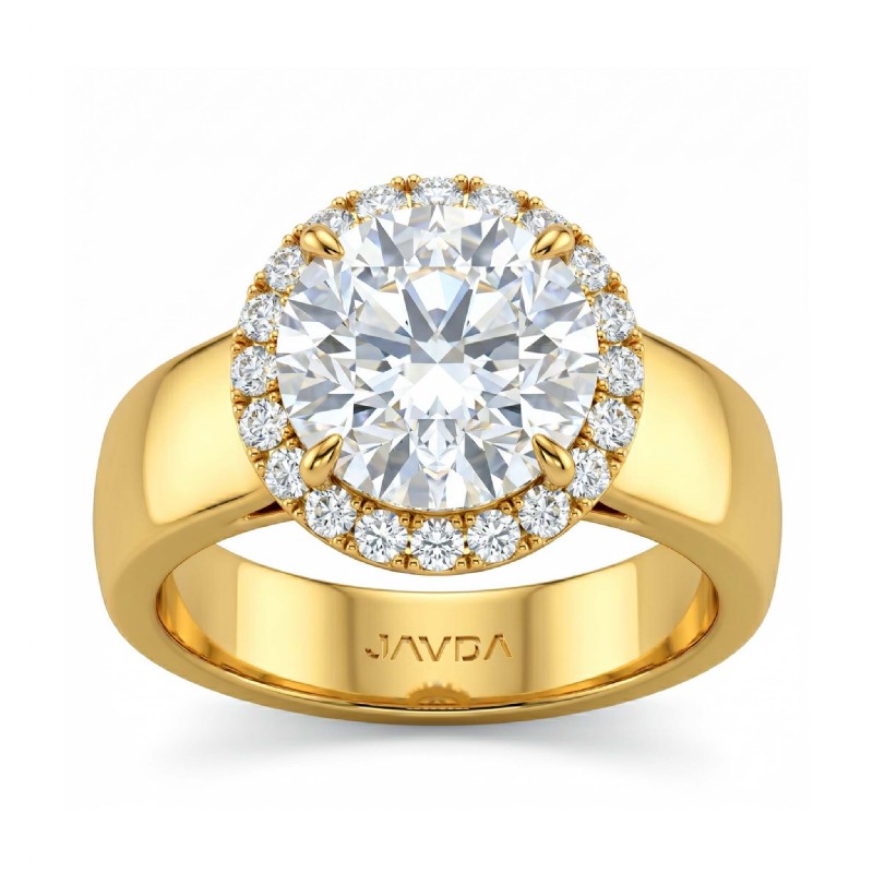  diamond Ring 14k Gold Yellow