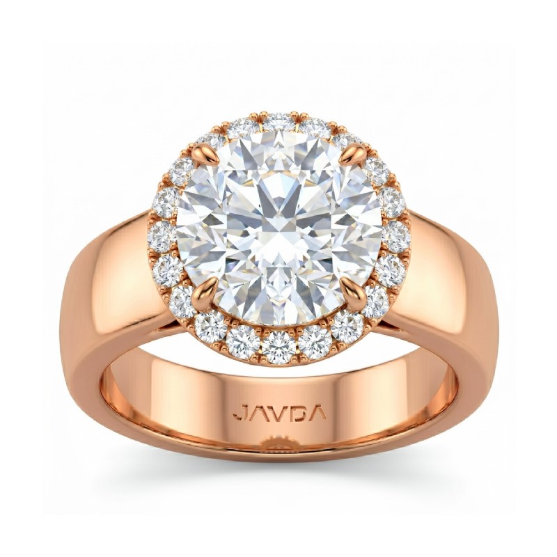  diamond Ring 14k Rose Gold