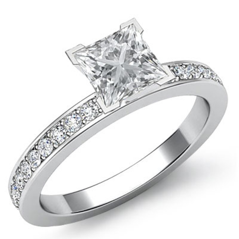  diamond Ring 14k Gold White