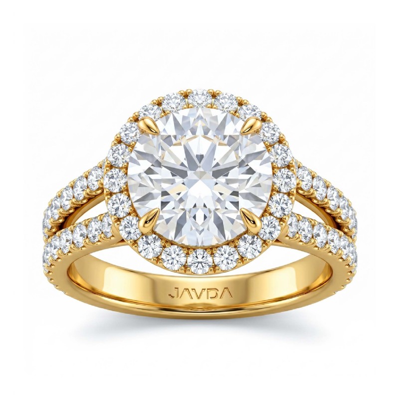  diamond Ring 14k Gold Yellow
