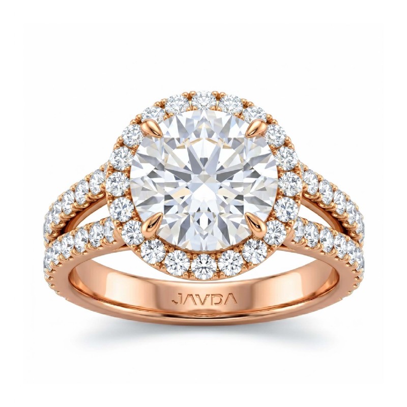  diamond Ring 14k Rose Gold