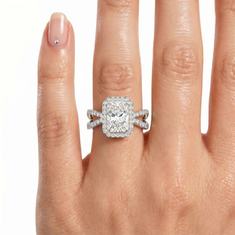  diamond Ring 14k Gold White