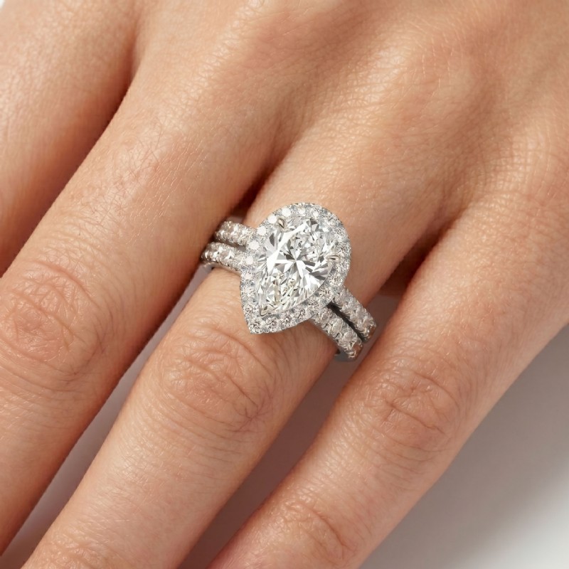  diamond Ring 14k Gold White