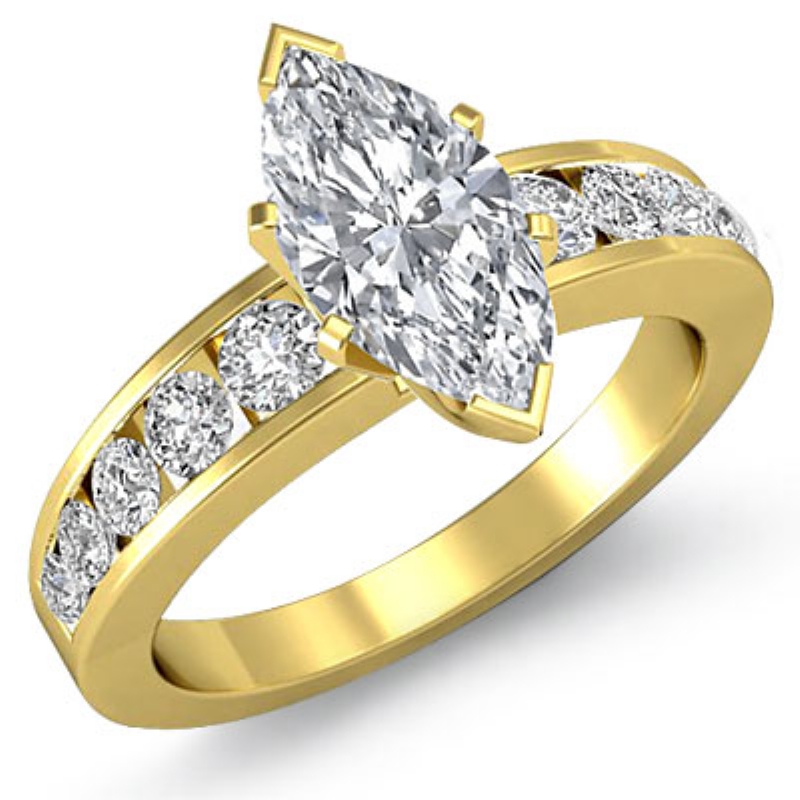  diamond Ring 14k Gold Yellow