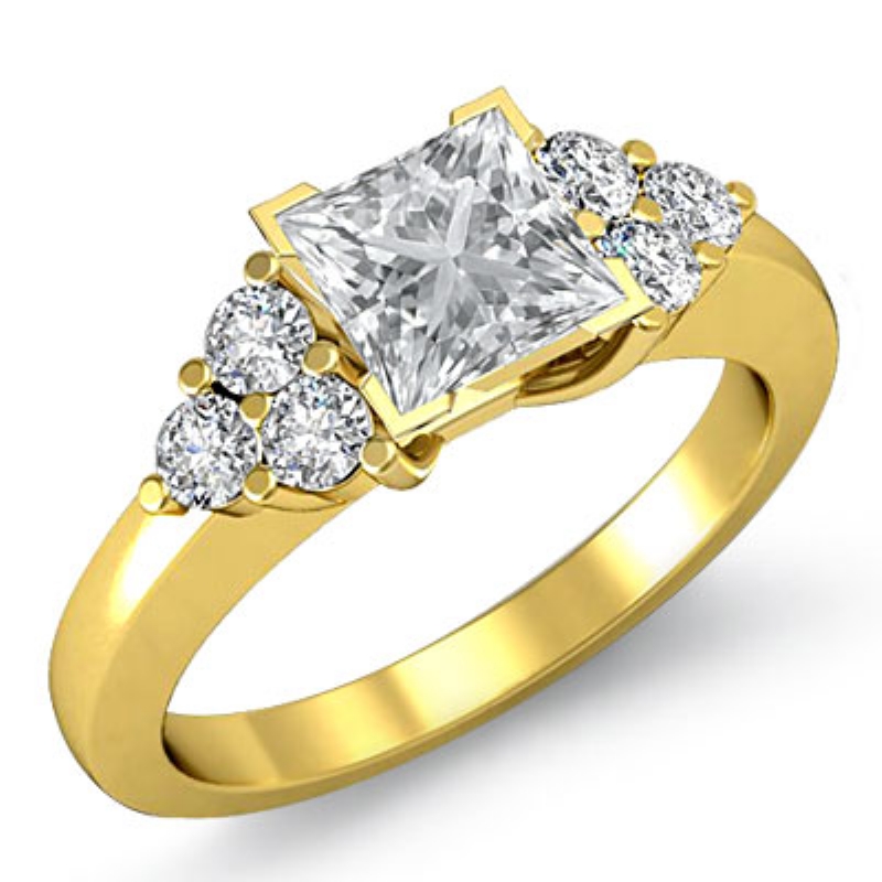  diamond Ring 14k Gold Yellow