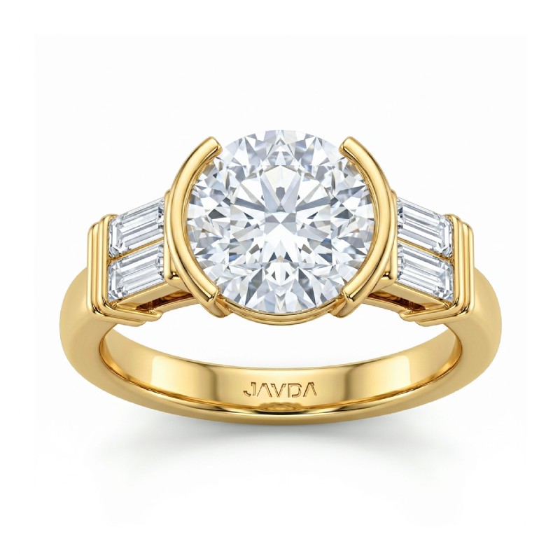  diamond Ring 18k Gold Yellow