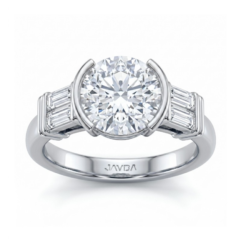  diamond Ring 14k Gold White