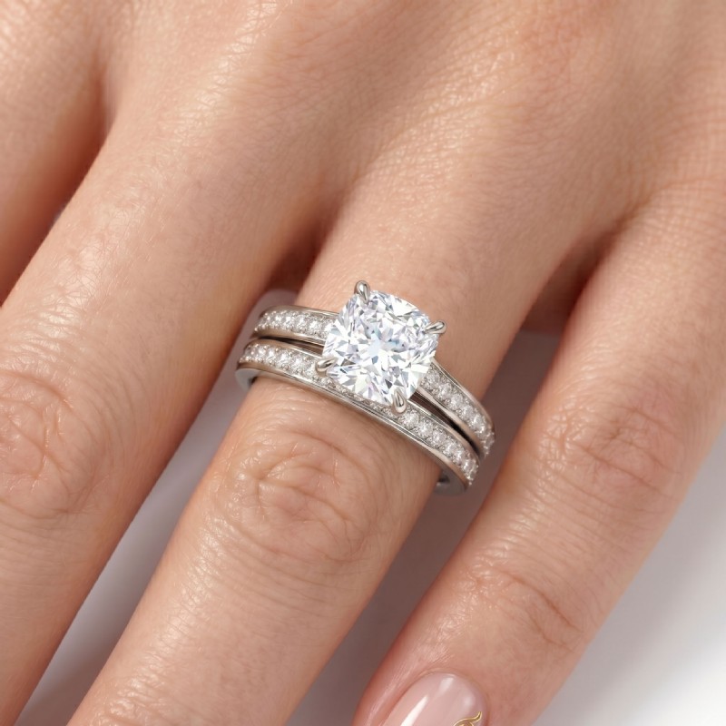  diamond Ring 14k Gold White