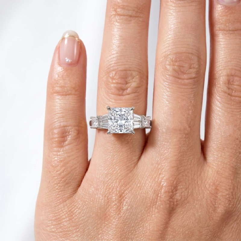  diamond Ring 14k Gold White