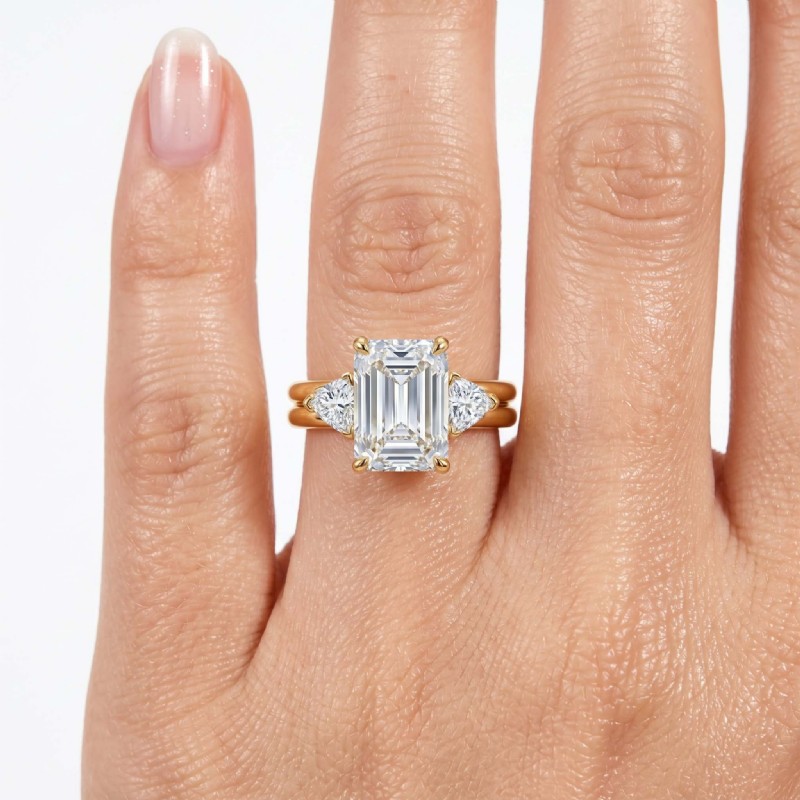  diamond Ring 18k Gold Yellow