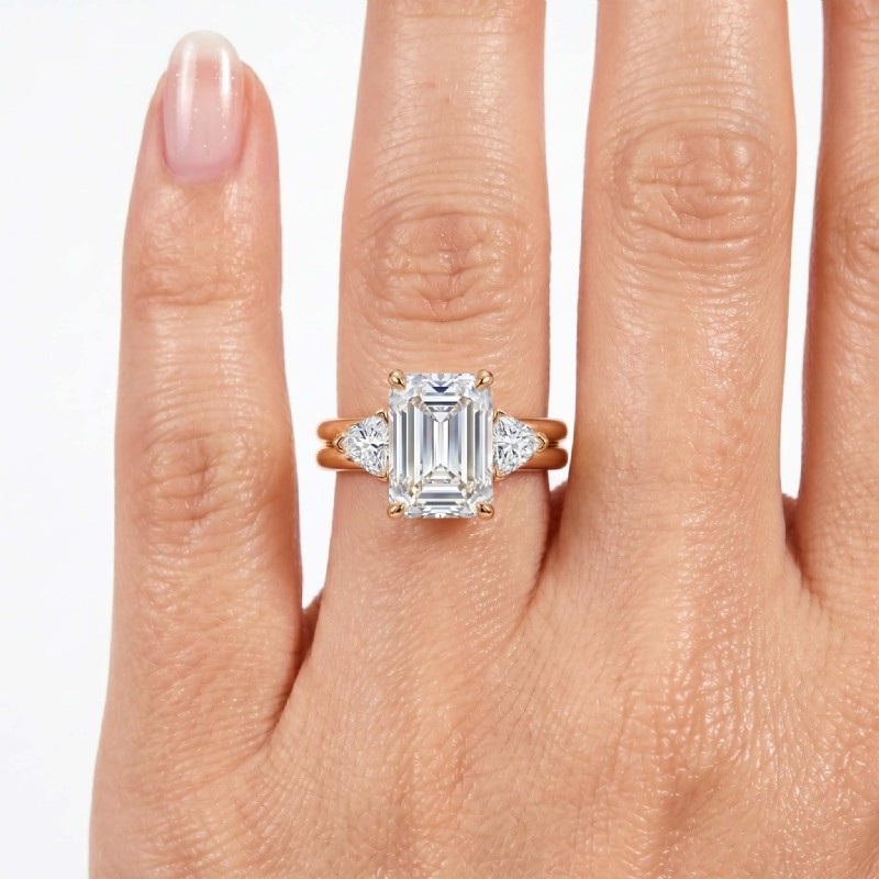  diamond Ring 18k Rose Gold