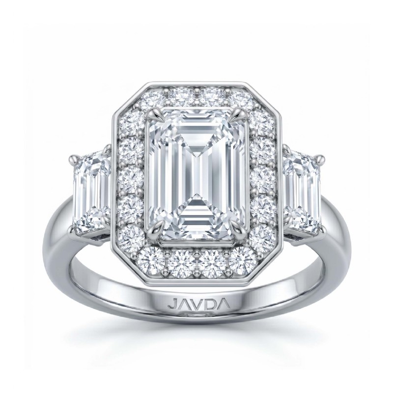  diamond Ring 14k Gold White