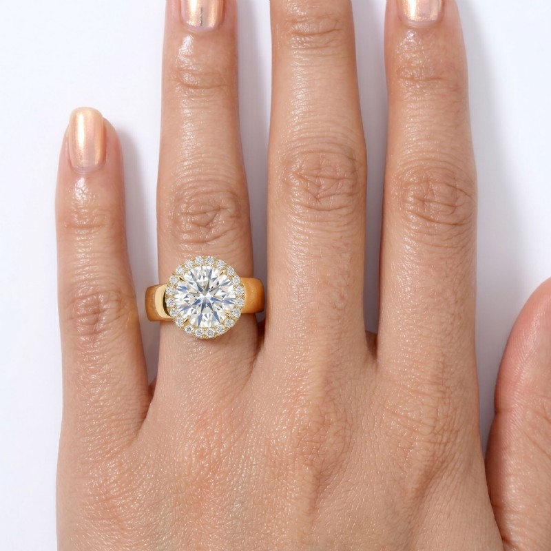  diamond Ring 14k Gold Yellow
