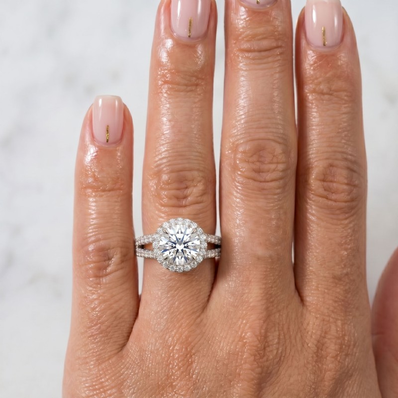  diamond Ring 14k Gold White