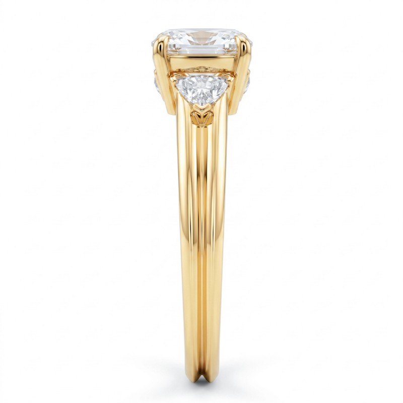  diamond Ring 14k Gold Yellow