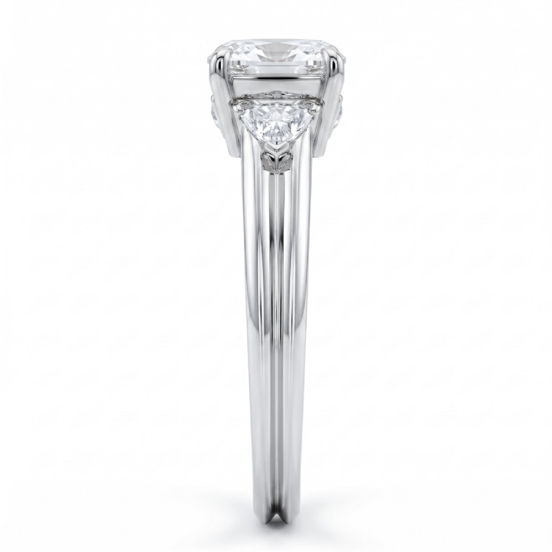  diamond Ring 14k Gold White