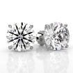 IGI Certified Lab grown Round Diamond Stud Prong Earring 14k White Gold 8Ct - javda.com 