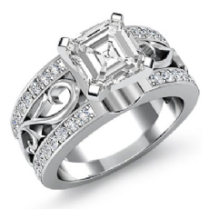  diamond Ring 14k Gold White