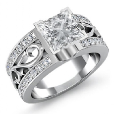  diamond Ring Platinum 950