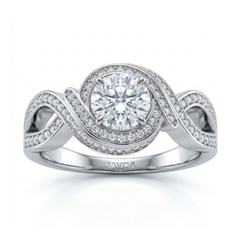  diamond Ring 14k Gold White