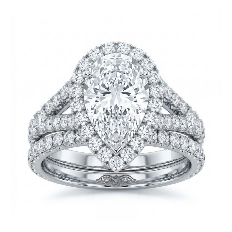  diamond Ring 14k Gold White