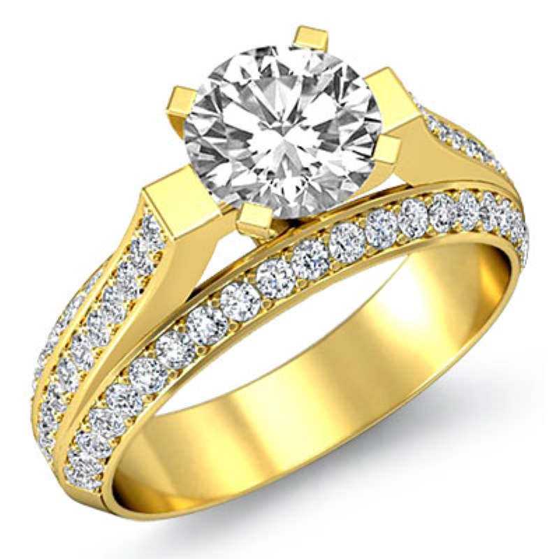  diamond Ring 14k Gold Yellow
