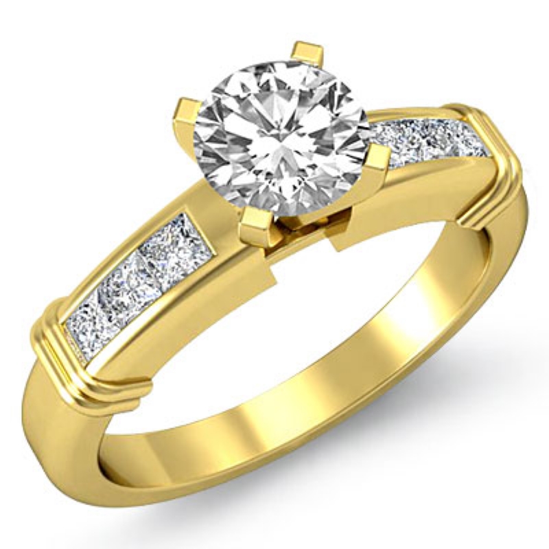  diamond Ring 14k Gold Yellow