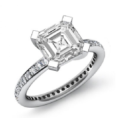 Eternity Classic Sidestone diamond Ring Platinum 950