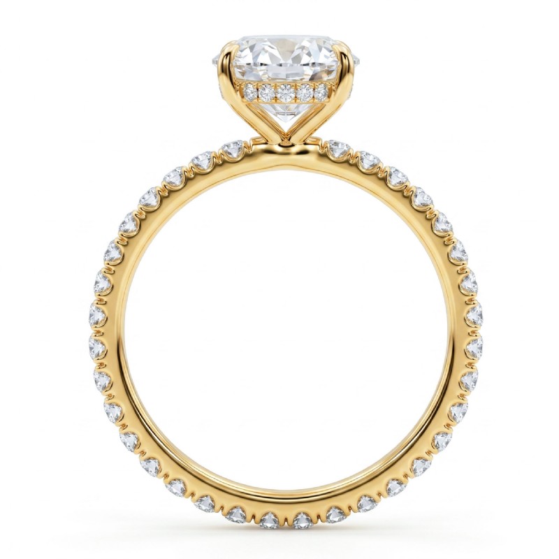  diamond Ring 14k Gold Yellow