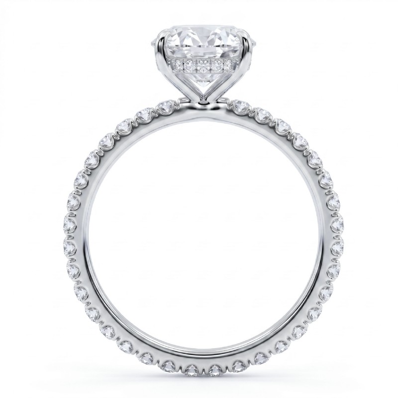  diamond Ring 14k Gold White