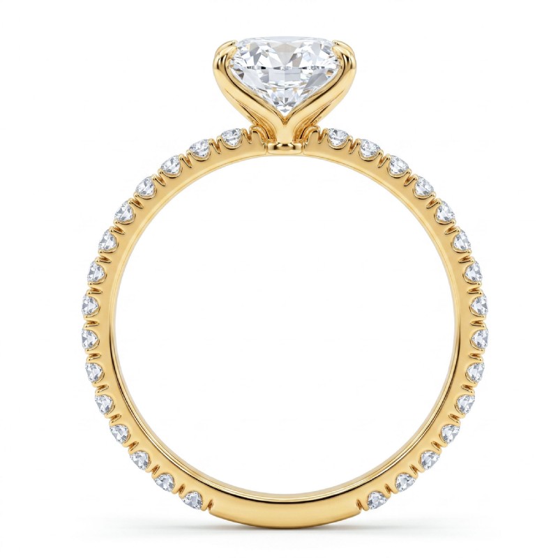  diamond Ring 14k Gold Yellow
