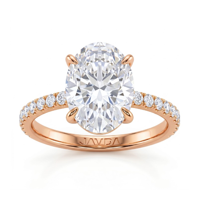  diamond  18k Rose Gold