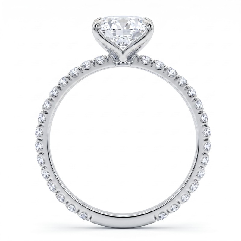  diamond Ring 14k Gold White