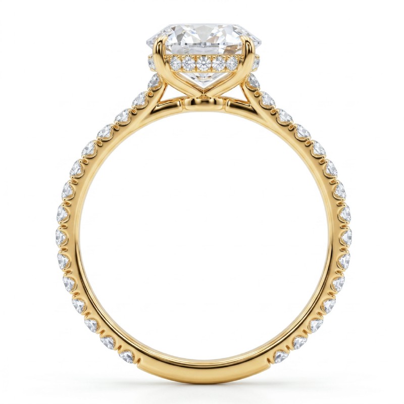  diamond Ring 14k Gold Yellow
