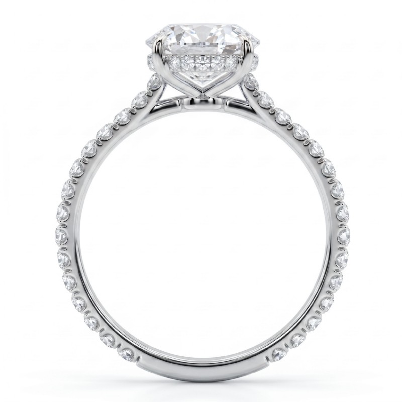  diamond Ring 14k Gold White