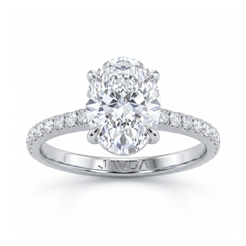  diamond Ring 14k Gold White
